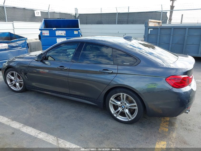 2018 BMW 430I Gran Coupe VIN: WBA4J1C54JBG76470 Lot: 43370693