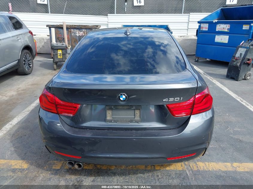 2018 BMW 430I Gran Coupe VIN: WBA4J1C54JBG76470 Lot: 43370693