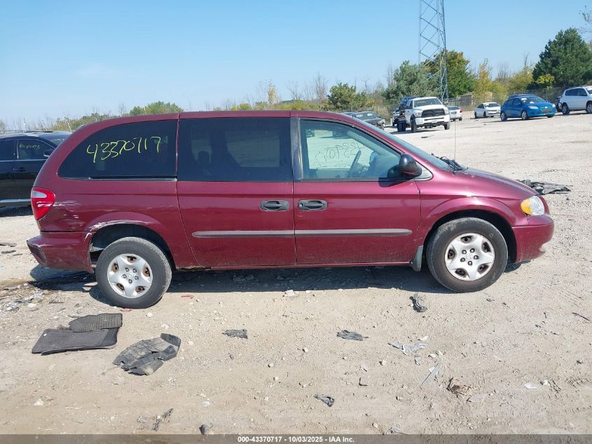2003 Dodge Grand Caravan Se VIN: 1D4GP24323B102194 Lot: 43370717