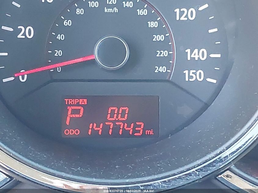 2012 Kia Sorento Lx VIN: 5XYKT3A69CG302700 Lot: 43370723