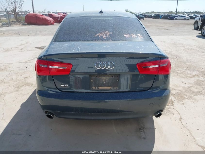 2014 Audi A6 2.0T Premium VIN: WAUGFAFC5EN068953 Lot: 43370737