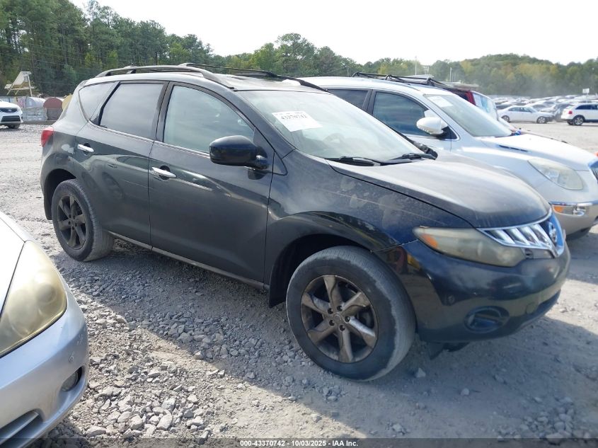 2009 Nissan Murano Sl VIN: JN8AZ18U89W017313 Lot: 43370742