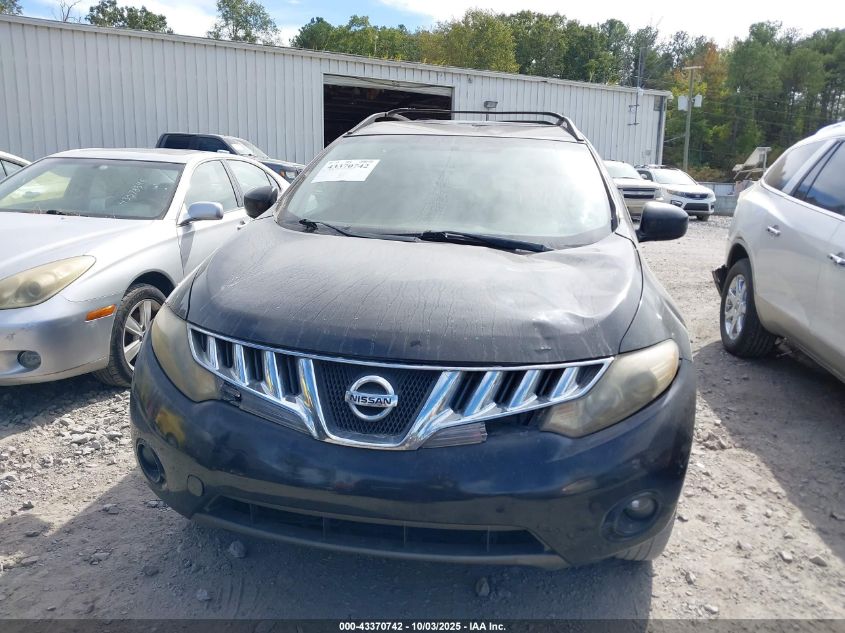 2009 Nissan Murano Sl VIN: JN8AZ18U89W017313 Lot: 43370742