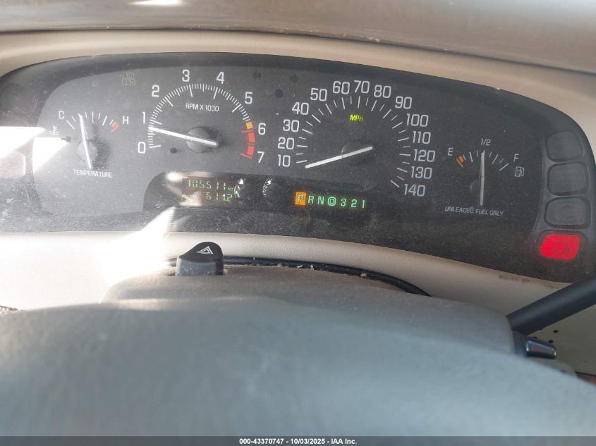 2002 Buick Park Avenue VIN: 1G4CW54K824243762 Lot: 43370747