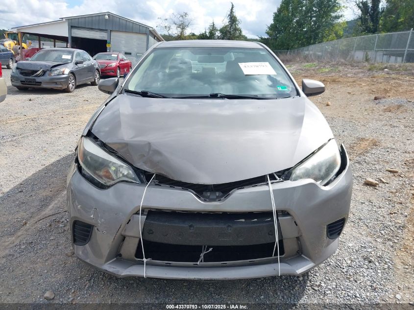 2014 Toyota Corolla Le Eco VIN: 2T1BPRHE8EC016355 Lot: 43370793