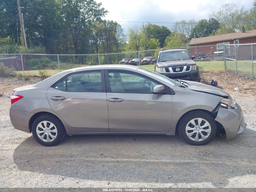 2014 Toyota Corolla Le Eco VIN: 2T1BPRHE8EC016355 Lot: 43370793