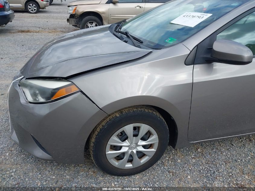 2014 Toyota Corolla Le Eco VIN: 2T1BPRHE8EC016355 Lot: 43370793