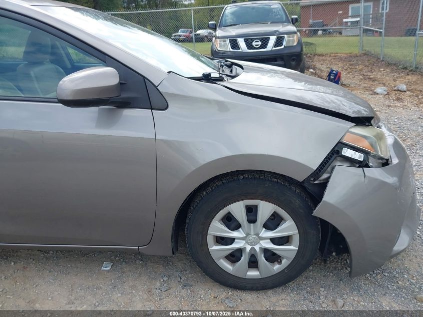 2014 Toyota Corolla Le Eco VIN: 2T1BPRHE8EC016355 Lot: 43370793