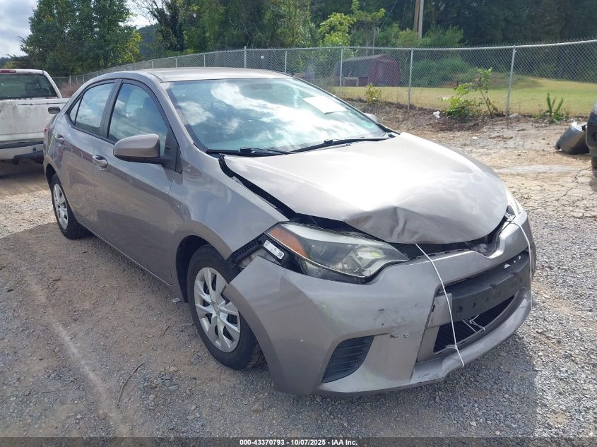 2014 Toyota Corolla Le Eco VIN: 2T1BPRHE8EC016355 Lot: 43370793