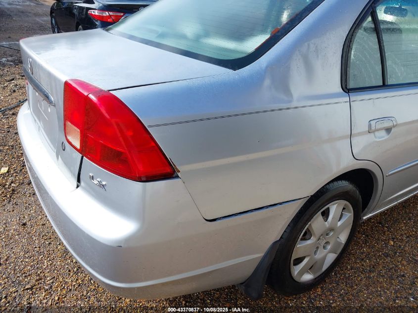 2002 Honda Civic Ex VIN: 2HGES26762H604474 Lot: 43370837