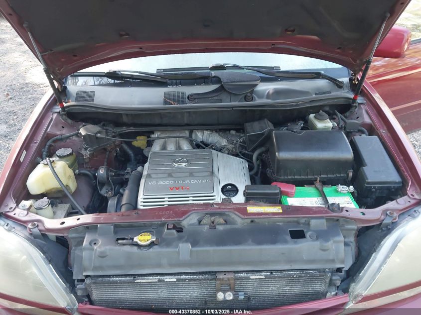 2000 Lexus Rx 300 VIN: JT6HF10U3Y0099748 Lot: 43370852