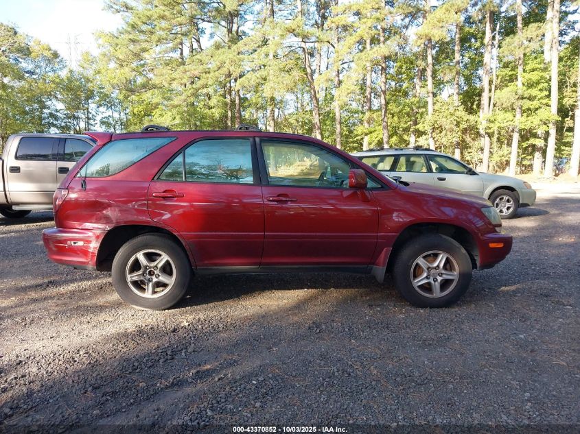 2000 Lexus Rx 300 VIN: JT6HF10U3Y0099748 Lot: 43370852