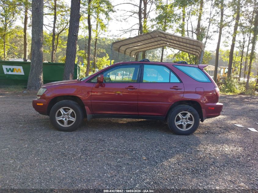 2000 Lexus Rx 300 VIN: JT6HF10U3Y0099748 Lot: 43370852