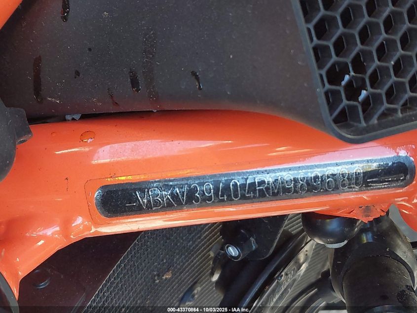 2024 Ktm 1290 Super Duke R VIN: VBKV39404RM989680 Lot: 43370864