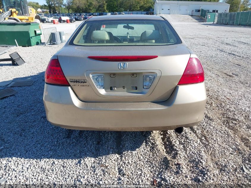 2006 Honda Accord 2.4 Vp VIN: 1HGCM56176A050817 Lot: 43370878