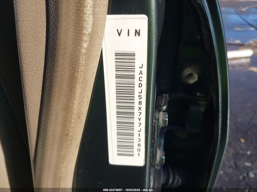 2000 Isuzu Trooper Limited/Ls/S VIN: JACDJ58X7Y7J13801 Lot: 43370897