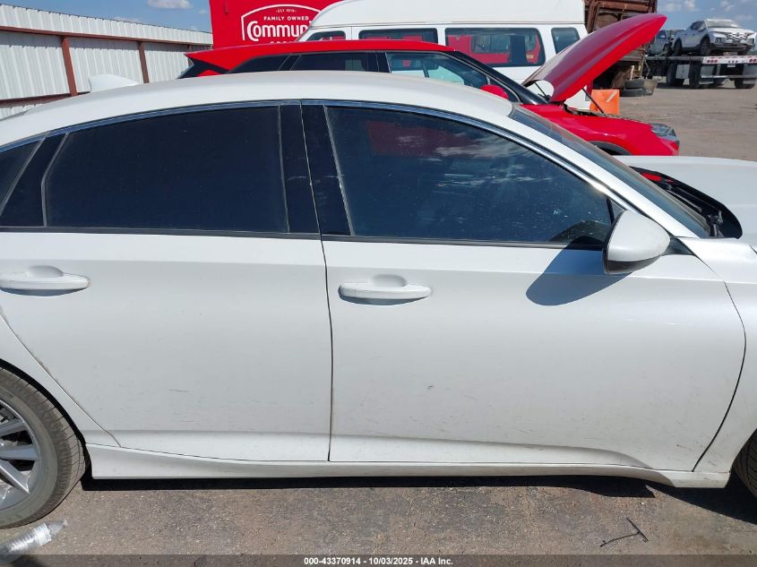2021 Honda Accord Lx VIN: 1HGCV1F1XMA015207 Lot: 43370914