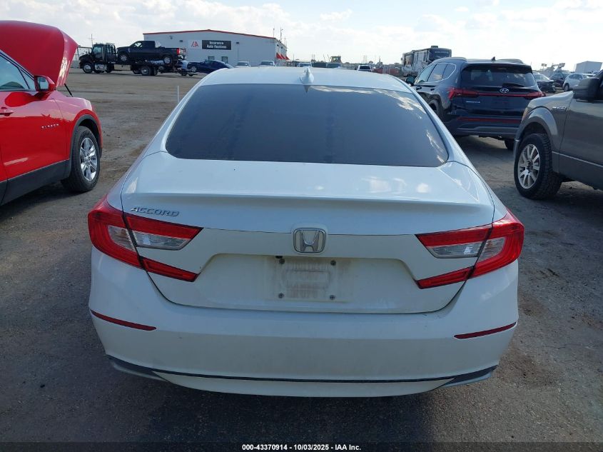 2021 Honda Accord Lx VIN: 1HGCV1F1XMA015207 Lot: 43370914