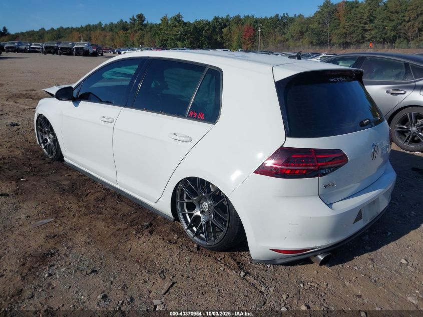 2017 VOLKSWAGEN GOLF GTI AUTOBAHN 4-DOOR/S 4-DOOR/SE 4-DOOR/SPORT 4-DOOR - 3VW4T7AU3HM074036