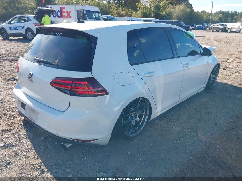 2017 VOLKSWAGEN GOLF GTI AUTOBAHN 4-DOOR/S 4-DOOR/SE 4-DOOR/SPORT 4-DOOR - 3VW4T7AU3HM074036
