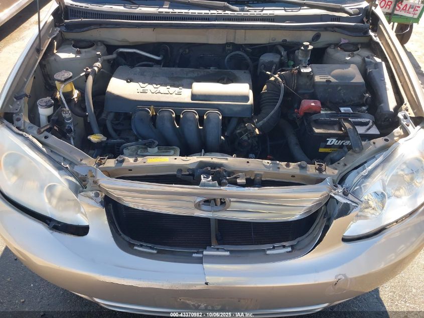 2004 Toyota Corolla Le VIN: 2T1BR32EX4C230925 Lot: 43370982