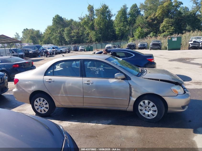 2004 Toyota Corolla Le VIN: 2T1BR32EX4C230925 Lot: 43370982