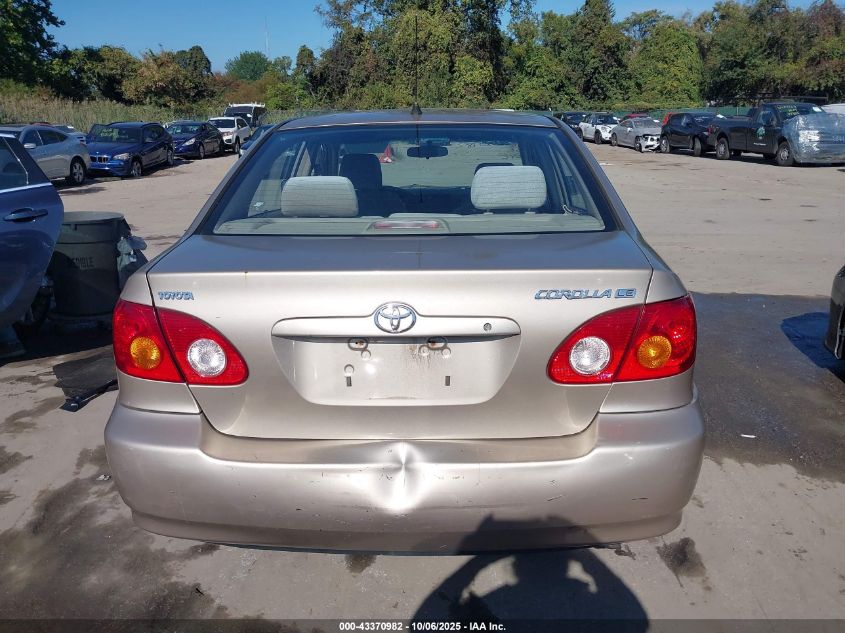 2004 Toyota Corolla Le VIN: 2T1BR32EX4C230925 Lot: 43370982