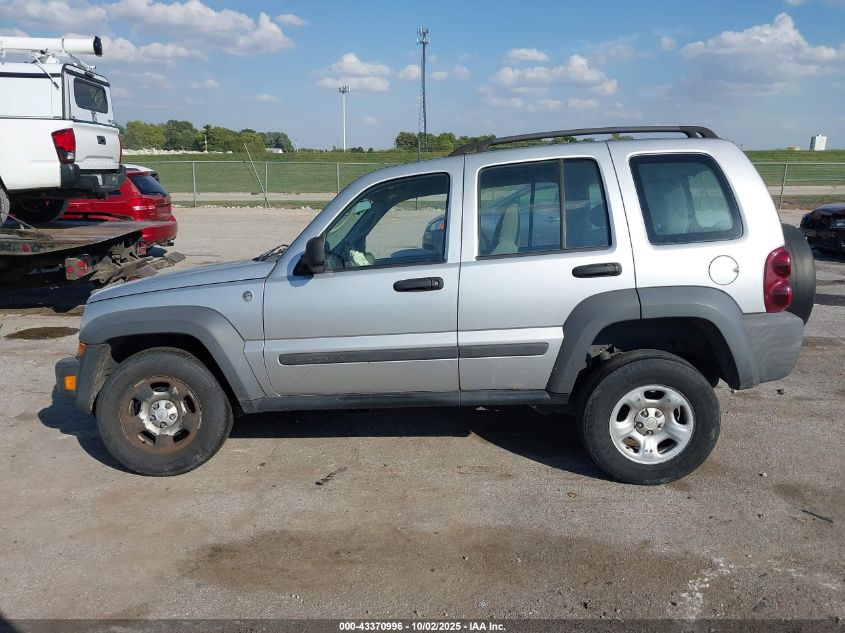 2007 Jeep Liberty Sport VIN: 1J8GL48K37W535973 Lot: 43370996