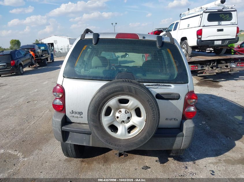 2007 Jeep Liberty Sport VIN: 1J8GL48K37W535973 Lot: 43370996
