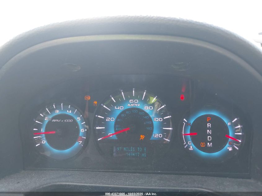 2012 Ford Fusion Sel VIN: 3FAHP0JG2CR132455 Lot: 43371005