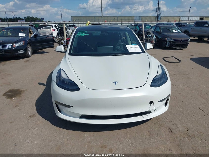 2022 Tesla Model 3 Long Range Dual Motor All-Wheel Drive VIN: 5YJ3E1EB7NF254148 Lot: 43371010
