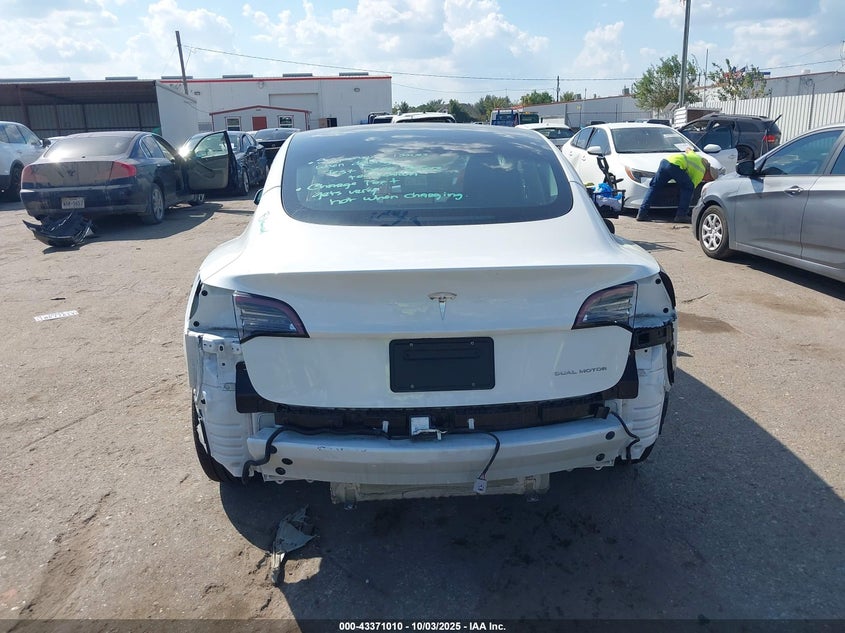 2022 Tesla Model 3 Long Range Dual Motor All-Wheel Drive VIN: 5YJ3E1EB7NF254148 Lot: 43371010