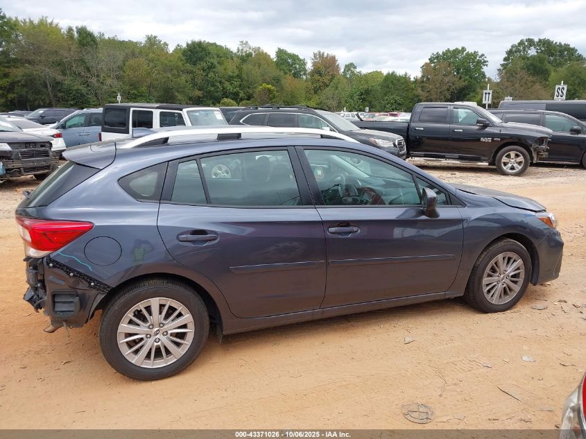 2017 Subaru Impreza 2.0I Premium VIN: 4S3GTAD66H3737966 Lot: 43371026