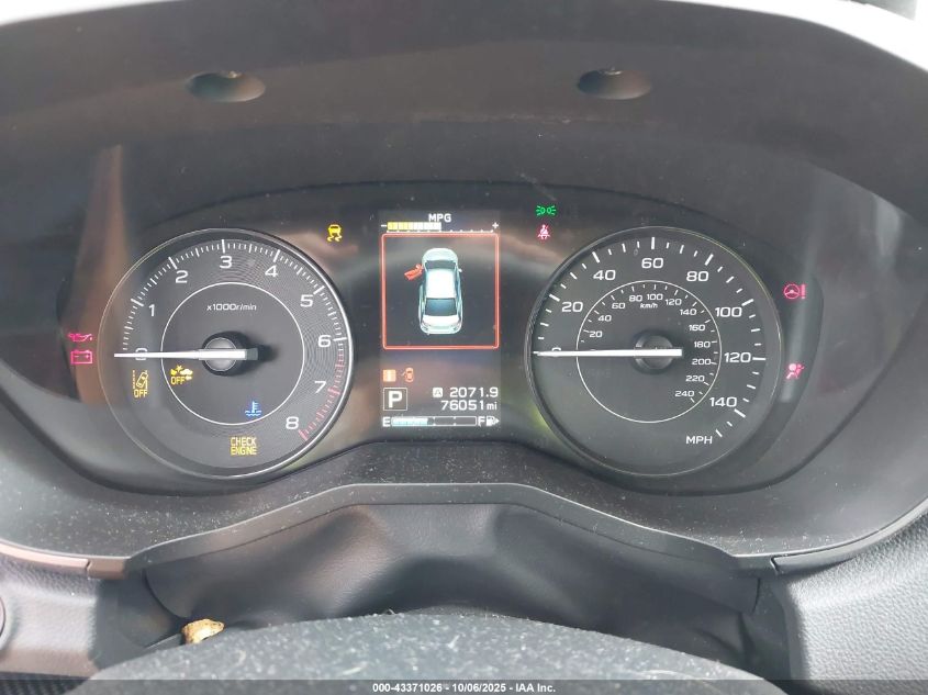 2017 Subaru Impreza 2.0I Premium VIN: 4S3GTAD66H3737966 Lot: 43371026