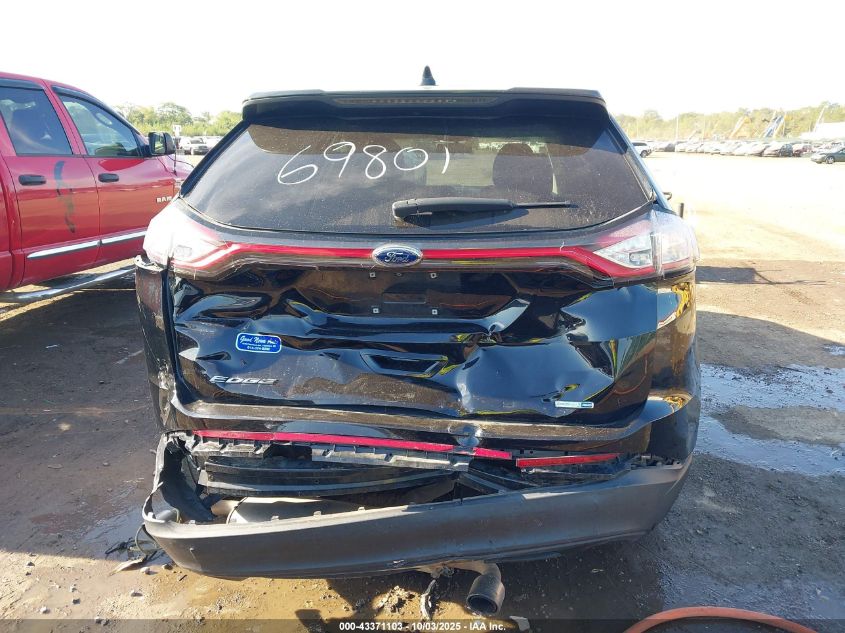 2017 Ford Edge Se VIN: 2FMPK4G97HBB69801 Lot: 43371103