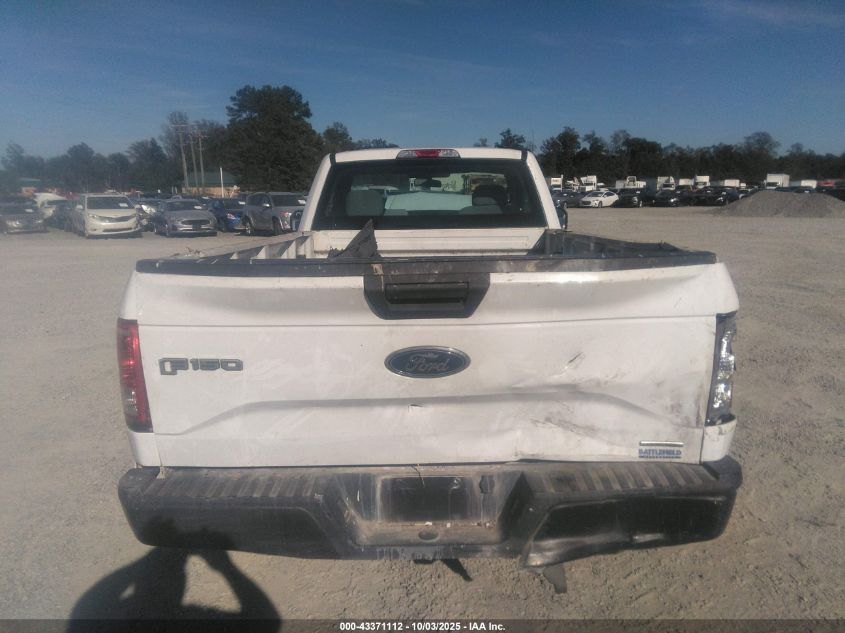 2016 Ford F-150 Xl VIN: 1FTMF1C88GKD25324 Lot: 43371112