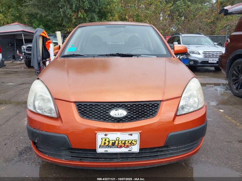 2009 Kia Rio Lx VIN: KNADE223196516199 Lot: 43371121