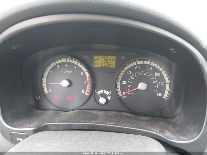 2009 Kia Rio Lx VIN: KNADE223196516199 Lot: 43371121