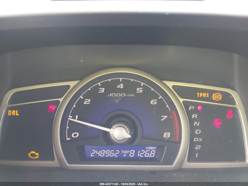 2008 Honda Civic Ex VIN: 1HGFA16828L033233 Lot: 43371140