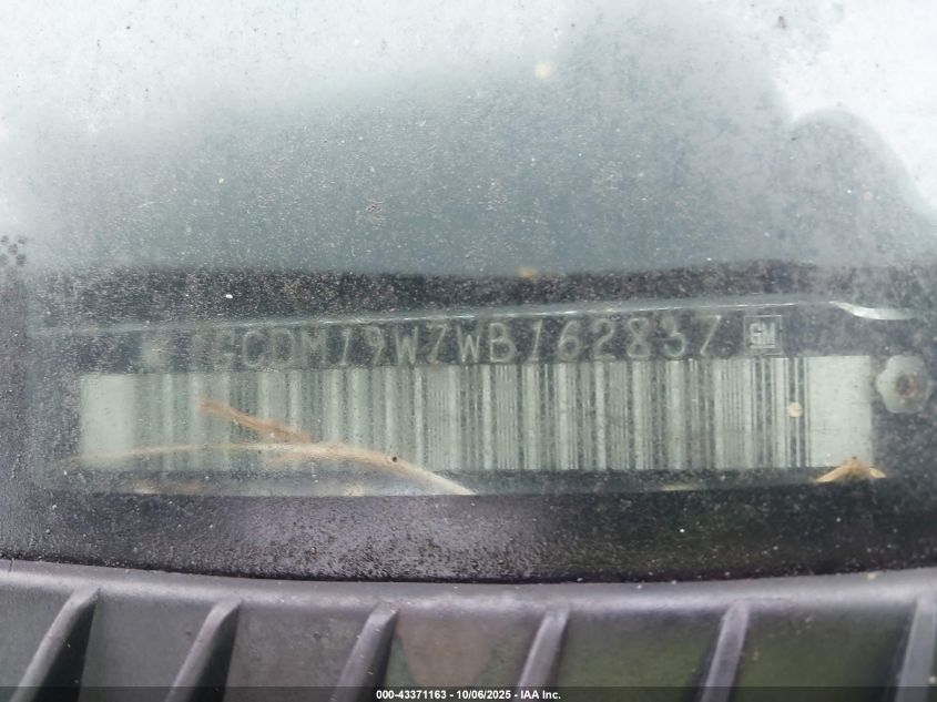 1998 Chevrolet Astro VIN: 1GCDM19W7WB162837 Lot: 43371163