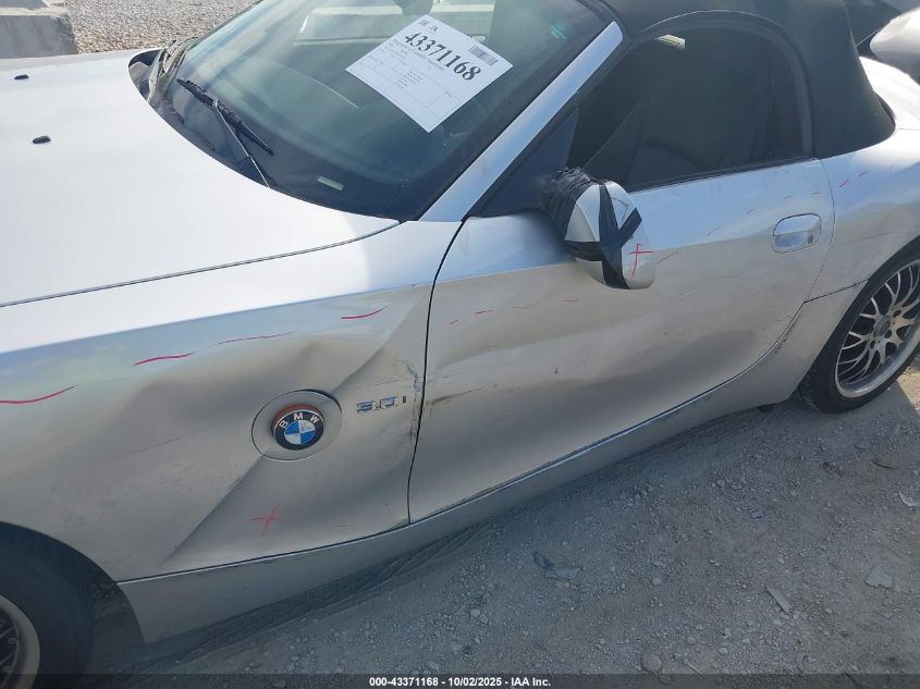 2004 BMW Z4 3.0I VIN: 4USBT53464LU06200 Lot: 43371168