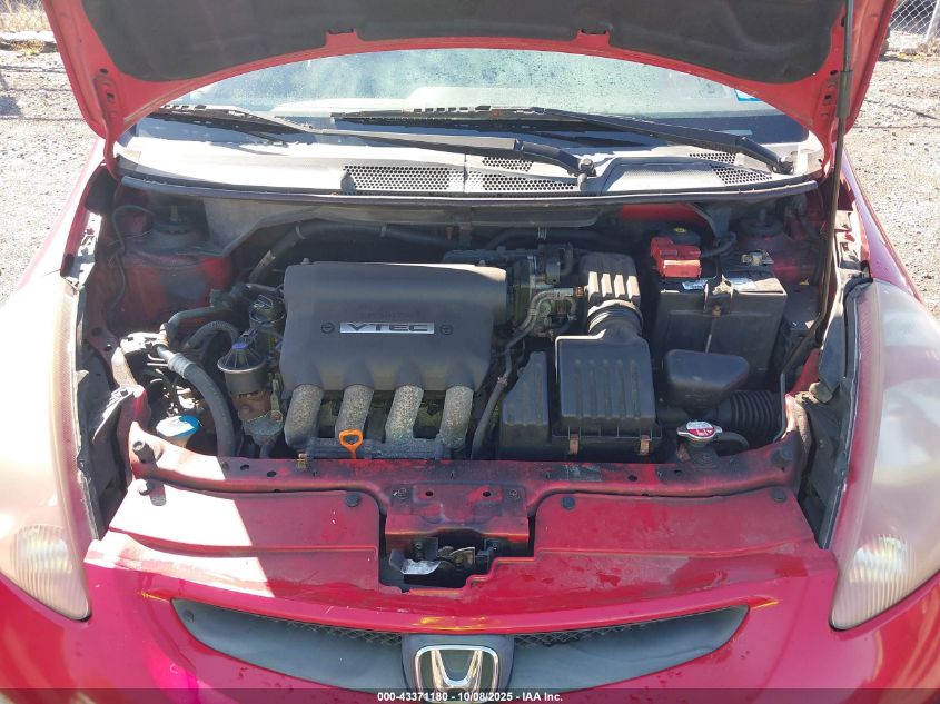 2007 Honda Fit VIN: JHMGD38487S021865 Lot: 43371180