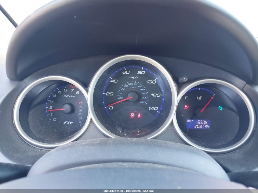 2007 Honda Fit VIN: JHMGD38487S021865 Lot: 43371180