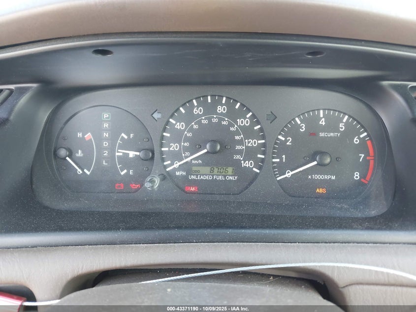 1998 Toyota Camry Xle V6 VIN: JT2BF28KXW0092261 Lot: 43371190