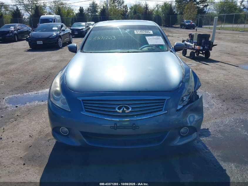 2010 Infiniti G37X VIN: JN1CV6AR8AM461376 Lot: 43371203