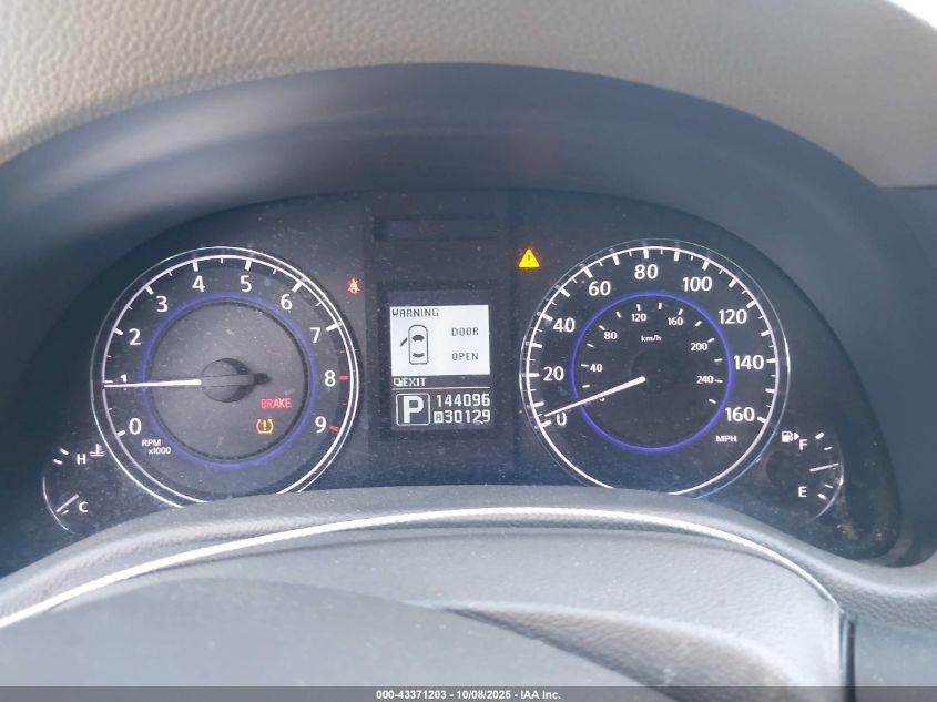 2010 Infiniti G37X VIN: JN1CV6AR8AM461376 Lot: 43371203