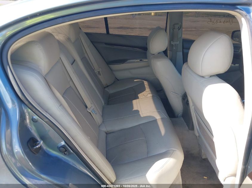 2010 Infiniti G37X VIN: JN1CV6AR8AM461376 Lot: 43371203