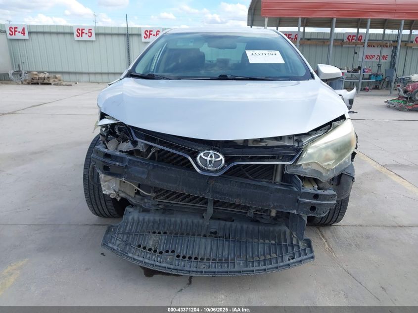 2016 Toyota Corolla Le VIN: 5YFBURHE5GP537934 Lot: 43371204