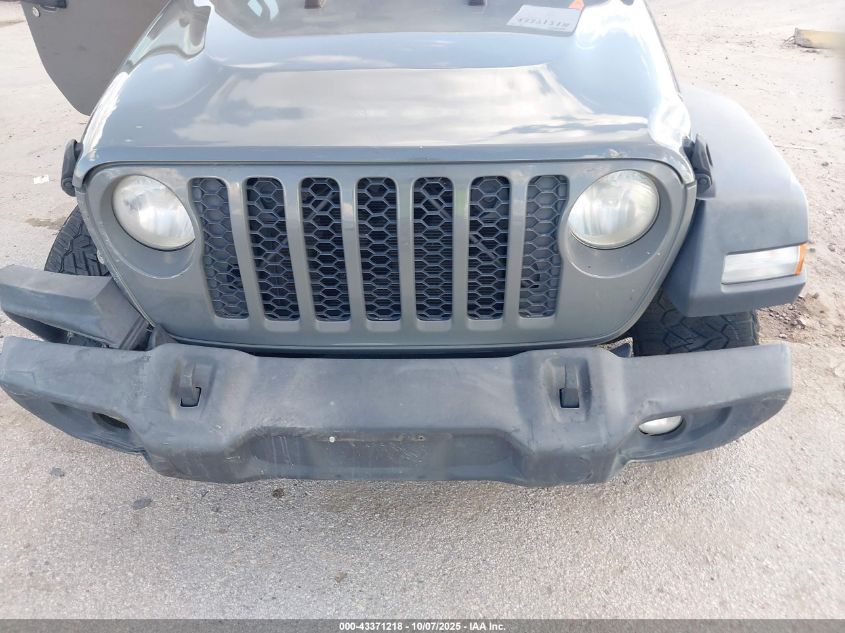 2020 Jeep Gladiator Sport S 4X4 VIN: 1C6HJTAG8LL148162 Lot: 43371218