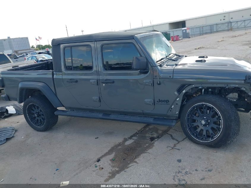 2020 Jeep Gladiator Sport S 4X4 VIN: 1C6HJTAG8LL148162 Lot: 43371218